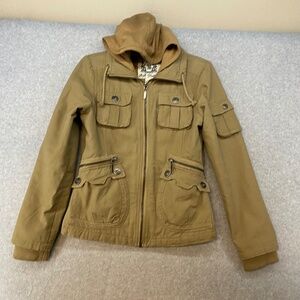 BB Dakota Medium Bella Swan Twilight Utility Jacket • Brown • Cotton Canvas